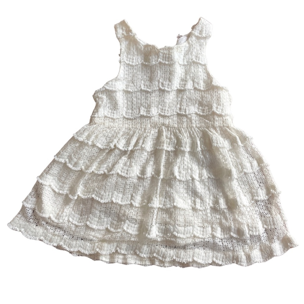 Elegant White Lace Kids Formal Dress